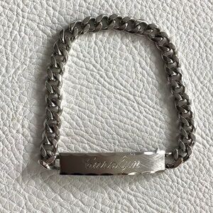 Vintage Speidel ID bracelet Engraved Carolyn 7” length    NICE!